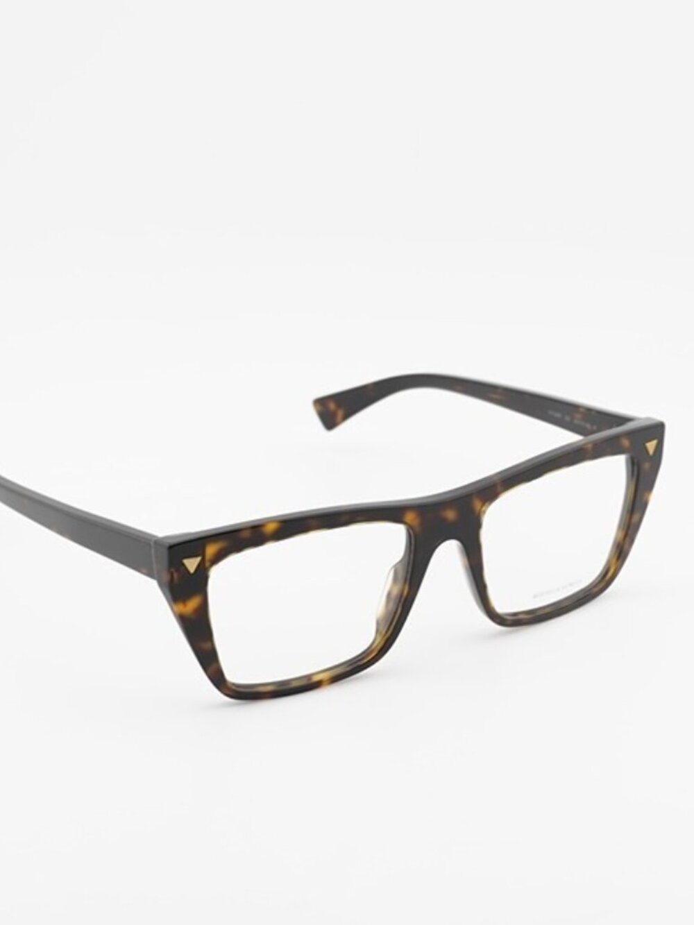 Bottega Veneta BV1258O 002 Eyeglasses Havana 53mm Rectangle Frame